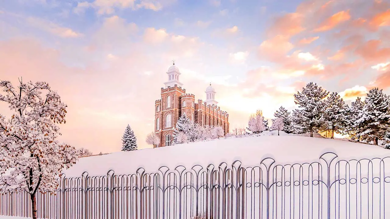 Logan Utah Temple - His Glory Shines